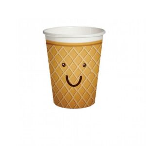 ICE CREAM PAPĪRA GLĀZES 250ML 10GAB [0,07 kg], Paw Decor Collection