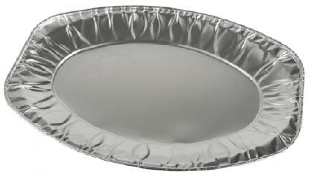 SERVĒJAMI ALUMĪNIJA ŠĶĪVJI 33.3x23.3CM, 10GAB., OVĀLI 0,25kg/iepak., Pap Star