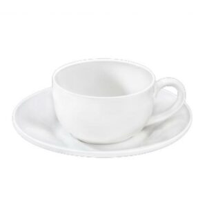 OLIVIA KOMPL. TASE 250ML AR APAKŠTASI 6GAB, PORCELĀNS, Wilmax
