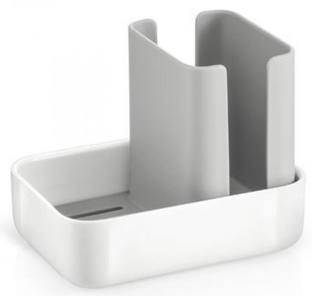 PURO SŪKĻA UN LUPATIŅAS TURĒTĀJS 8x11x9CM, PLASTMASAS, Tescoma