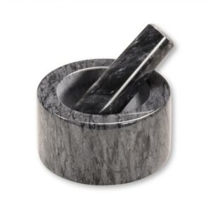 PIESTA AR MIEZERI D13CM, H8CM, PULĒTA, PELĒKA, MARMORS, Kesper