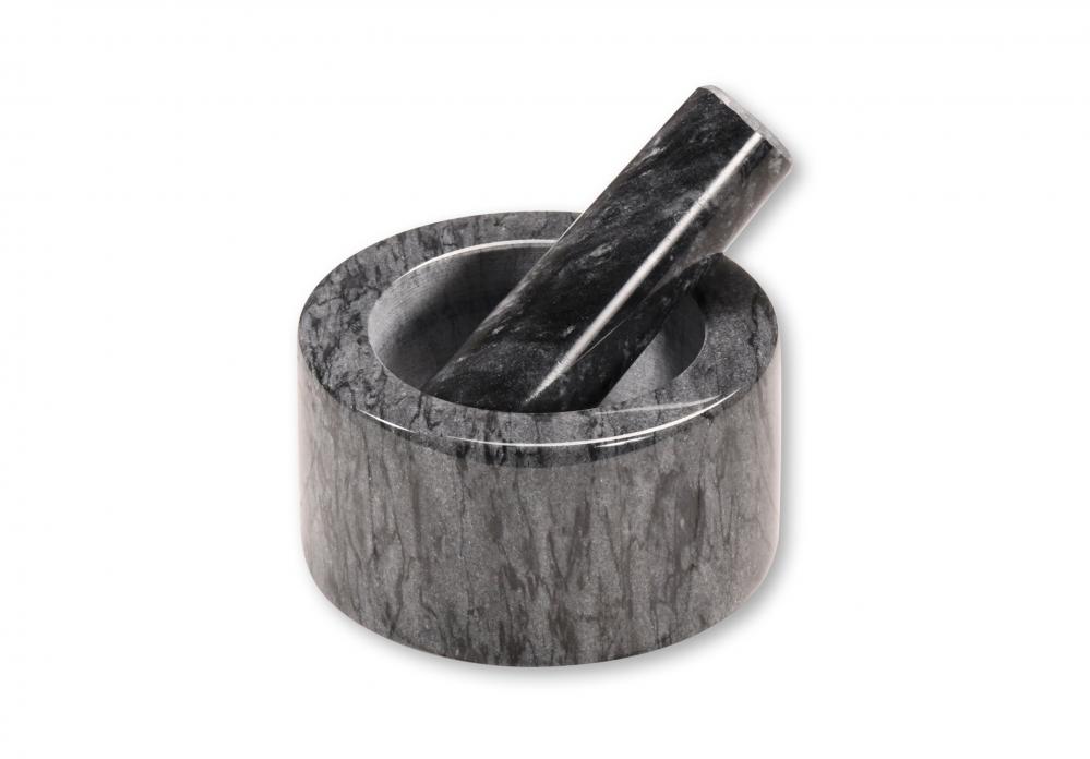 PIESTA AR MIEZERI D13CM, H8CM, PULĒTA, PELĒKA, MARMORS, Kesper