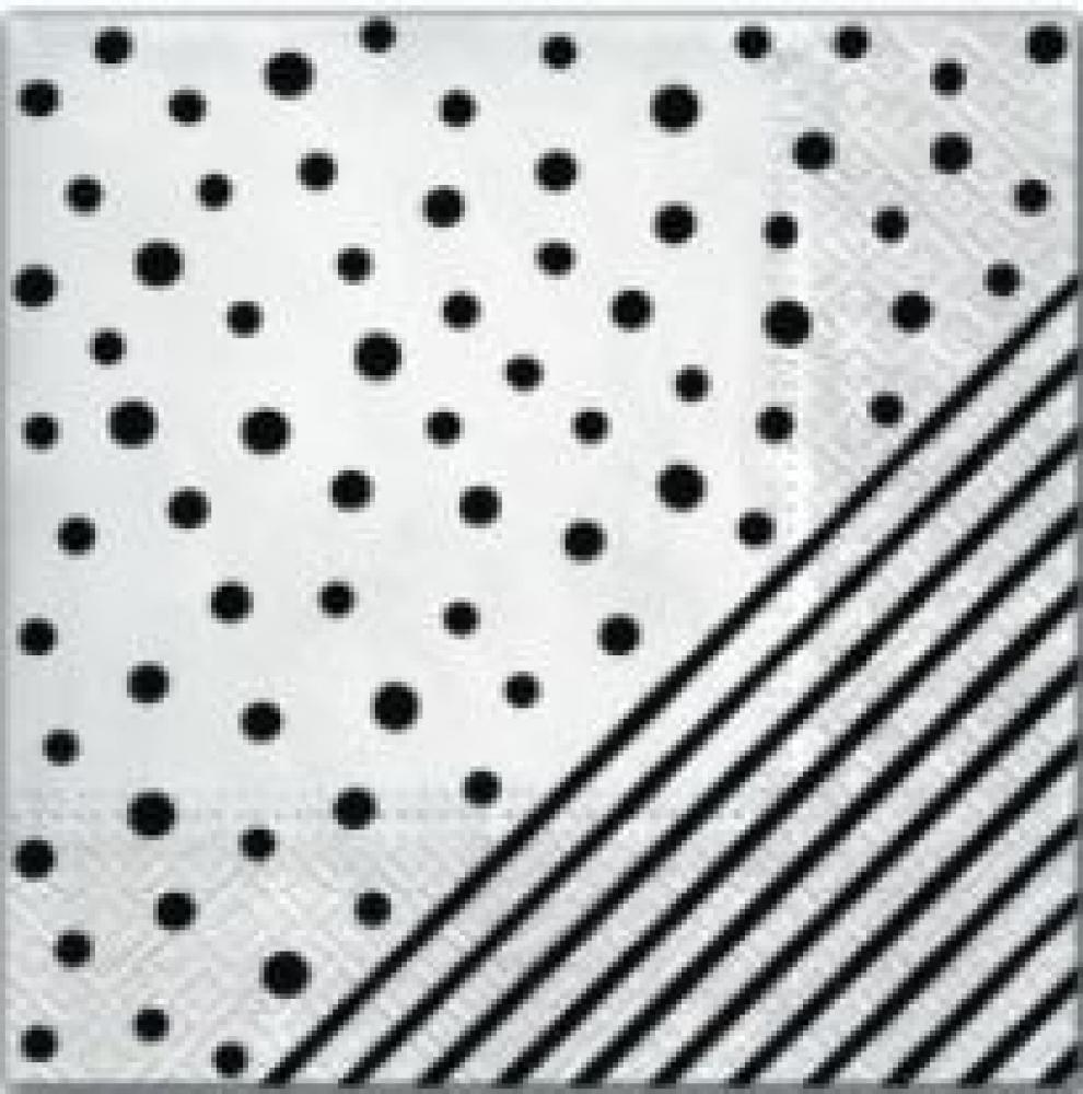 SALVETES 33x33CM, DOTS AND STRIPES, Paw Decor Collection