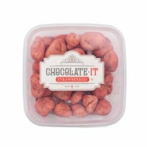 Zemenes baltajā šokolādē ar zemeņu klājumu 120g CHOCOLATE IT