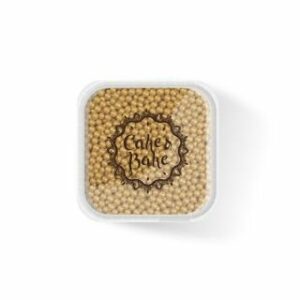 Dekori cukura pērlītes zelta 400g CAKE&BAKE