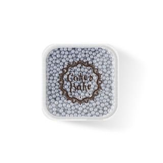 Dekori cukura pērlītes zilas 400g CAKE&BAKE