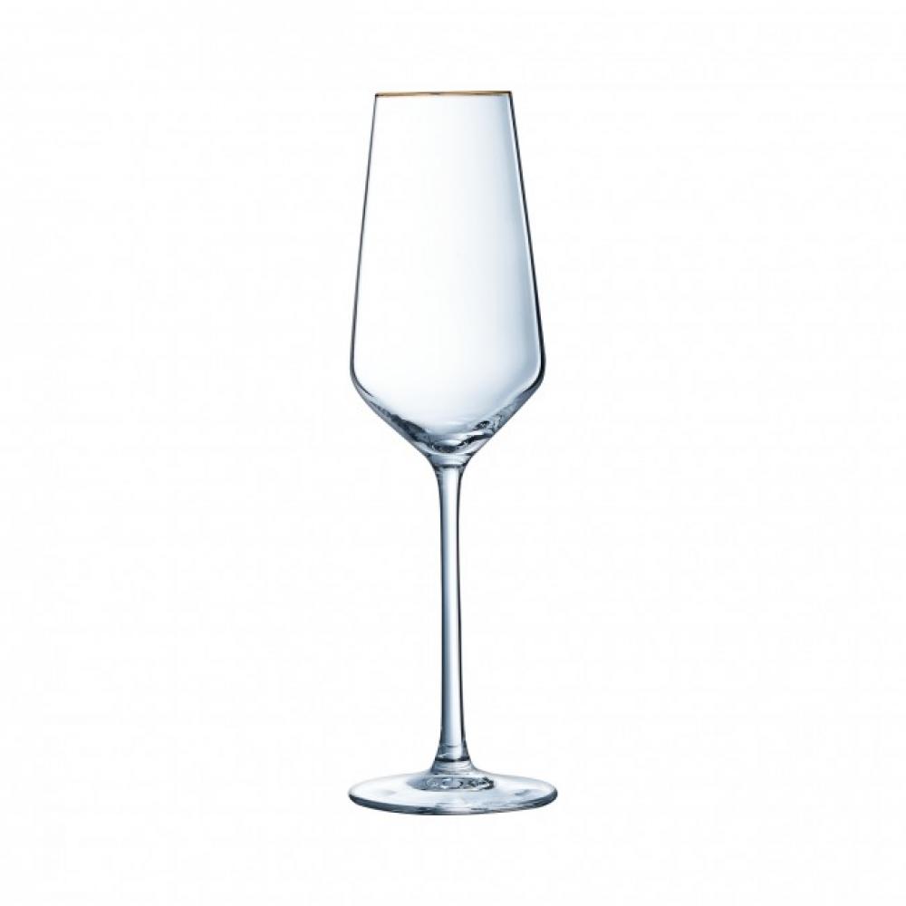ULTIME GOLD ŠAMPANIEŠA GLĀZES 21cl K4, Cristal d Arques