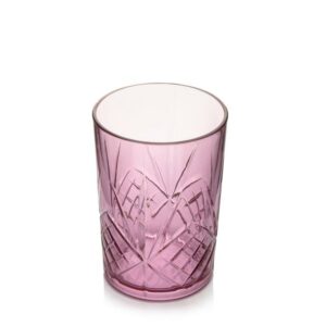CHARISMA ŪDENS GLĀZE 410ML, PLŪMJU ROZĀ, AKRILS, DEPA