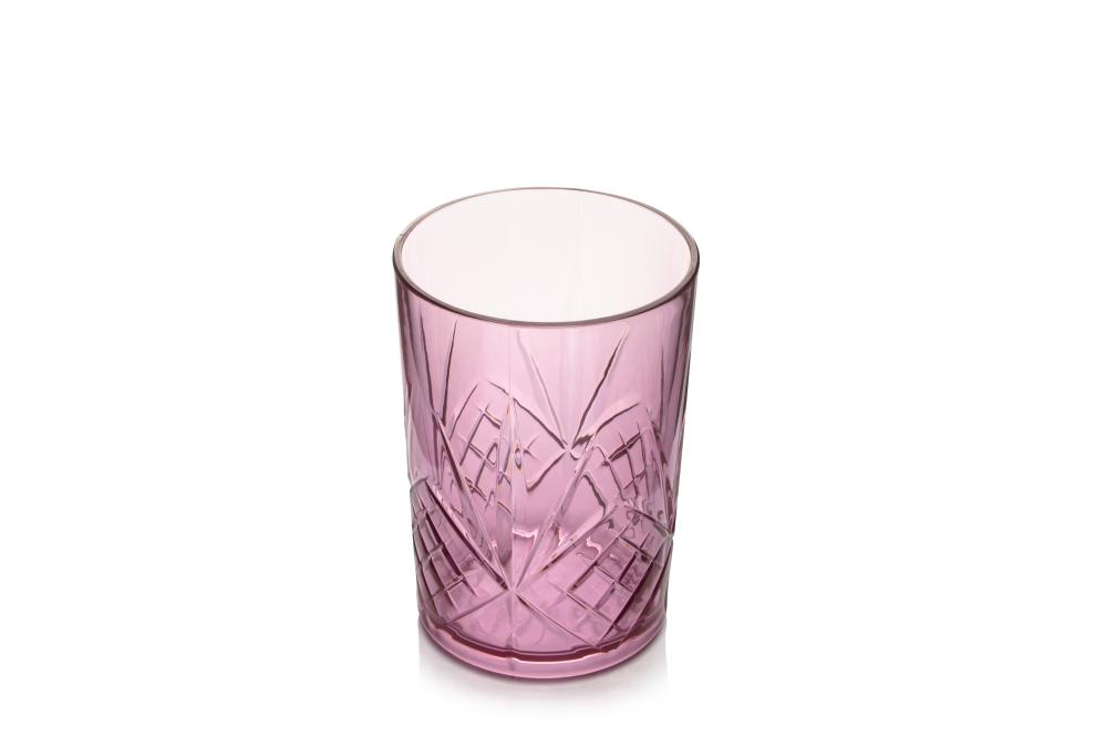 CHARISMA ŪDENS GLĀZE 410ML, PLŪMJU ROZĀ, AKRILS, DEPA