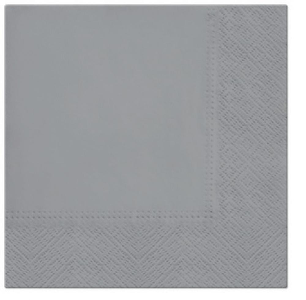 SALVETES 33x33CM, UNICOLOR GREY, Paw Decor Collection
