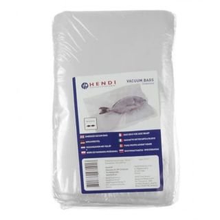 Maisiņi - rievotie - vakuuma iepakošanai, 75μm 150x250mm 100 gab. (-20°C +110°C)
