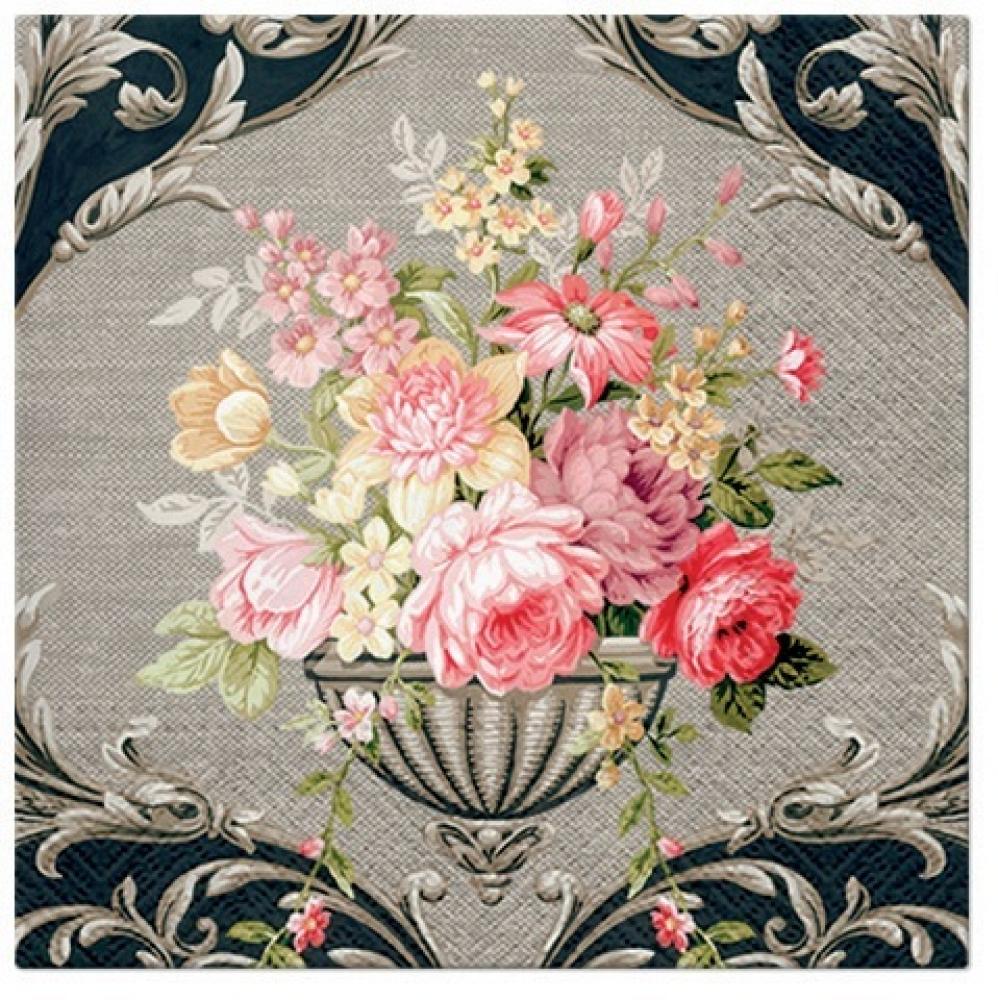 SALVETES 33x33CM, ROYAL BOUQUET, Paw Decor Collection