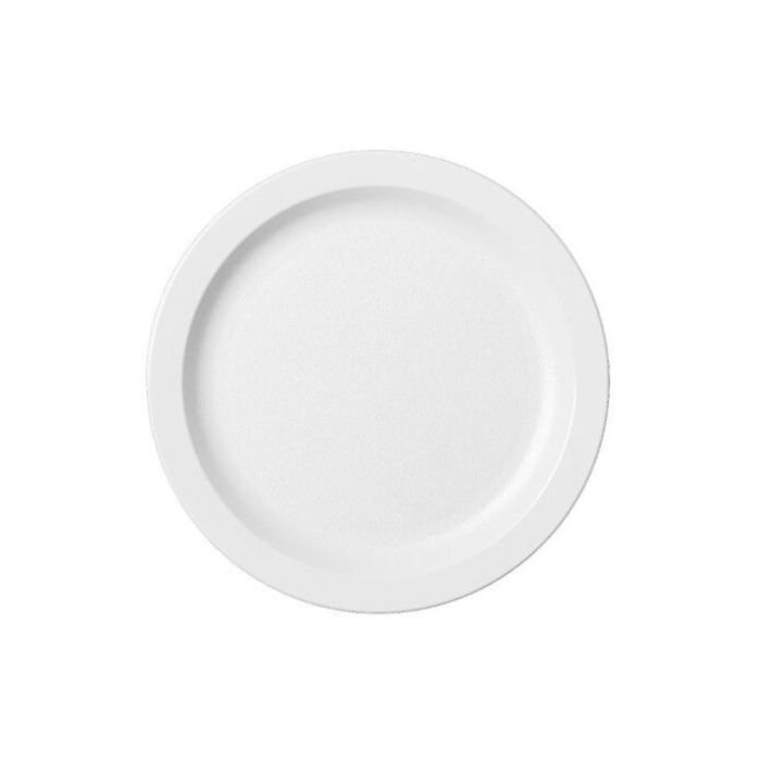 Šķīvis 23 cm polikarbonāta,balts VN