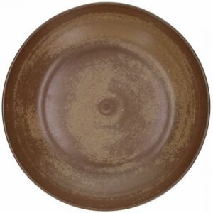 TERRACOTTA BROWN SERVĒJAMAIS ŠĶĪVIS 25CM, PORCELĀNS, Tognana