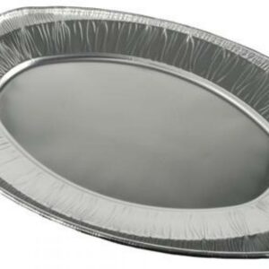SERVĒJAMI ALUMĪNIJA ŠĶĪVJI 44.5x29.5CM, 10GAB., OVĀLI 0,45kg/iepak., Pap Star