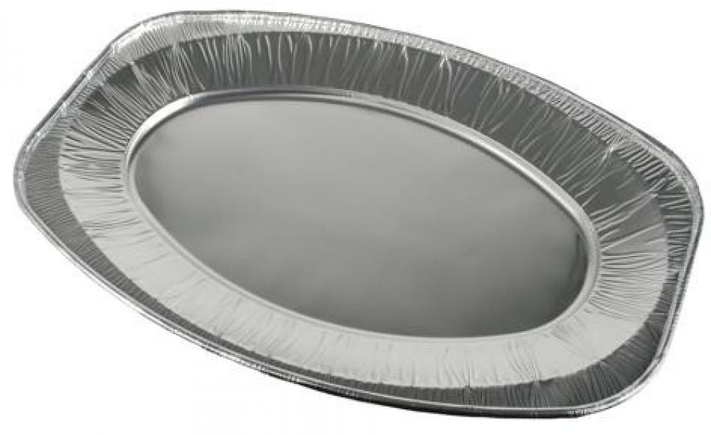 SERVĒJAMI ALUMĪNIJA ŠĶĪVJI 44.5x29.5CM, 10GAB., OVĀLI 0,45kg/iepak., Pap Star