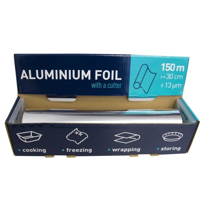 Alumīnija folija 30cm × 150m 13my rullis