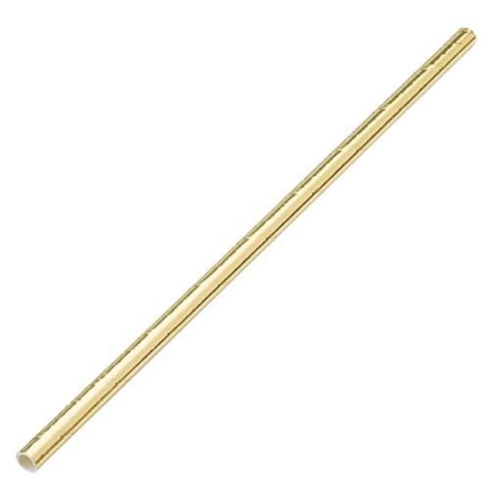 Salmiņi papīra h-20cm ø 6mm 250gab zelta