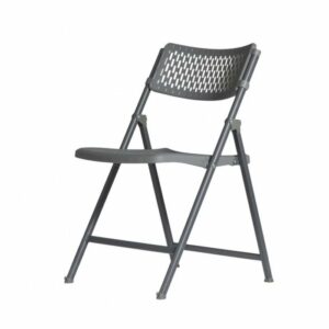 Krēsls 50x52 cm h-81 cm saliekams pelēks