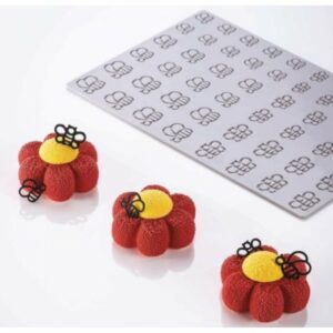 Forma silikona ø20;25;30 h-1.5mm 52 iedaļas HONEY BEES SPEC