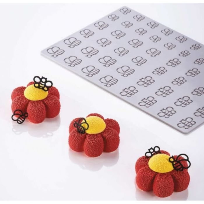 Forma silikona ø20;25;30 h-1.5mm 52 iedaļas HONEY BEES SPEC