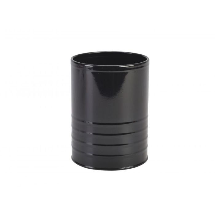Galda piederumu turētājs metāla ø11cm h-14.5cm melns