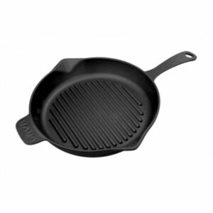 Grillpanna čuguna LAVA ø28cm 2.01L melna matēta konvekcijas VN