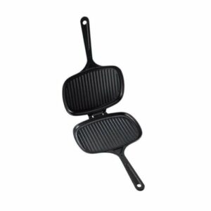 Tosterpanna čuguna LAVA GRIDDLE 18x26cm melna matēta indukcijas VN