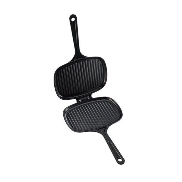Tosterpanna čuguna LAVA GRIDDLE 18x26cm melna matēta indukcijas VN