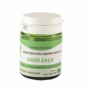 Gaiši zaļa krāsviela dabīgā WS 40g