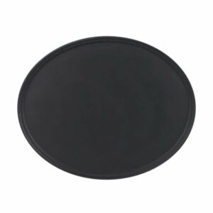 Paplāte neslīdoša ø 27cm melna