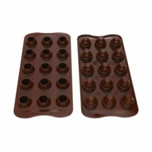 Forma silikona šokolādei ø23 h-30mm 15x8ml 3D CHOCO EGG