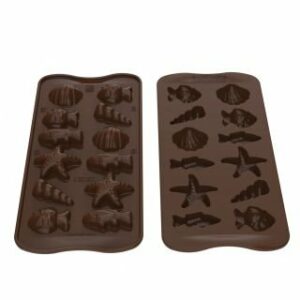 Forma silikona šokolādei 35x32 h-16mm 5veidi 3D CHOCO FRITURE