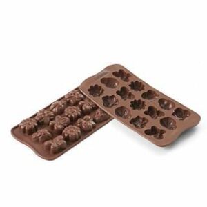 Forma silikona šokolādei 36x26 h-15mm 15x7.5ml CHOCO SPRINGLIFE