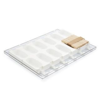 Forma silikona saldējumam 93x48.5 h-25mm 12x90ml + 50 kociņi CLASSIC