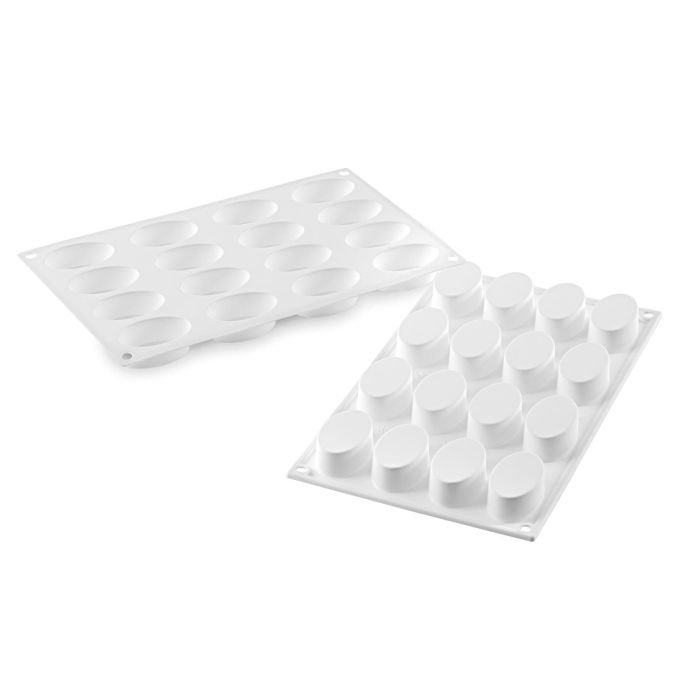 Forma silikona 55x33 h-20mm 16x30ml OVALS SF017