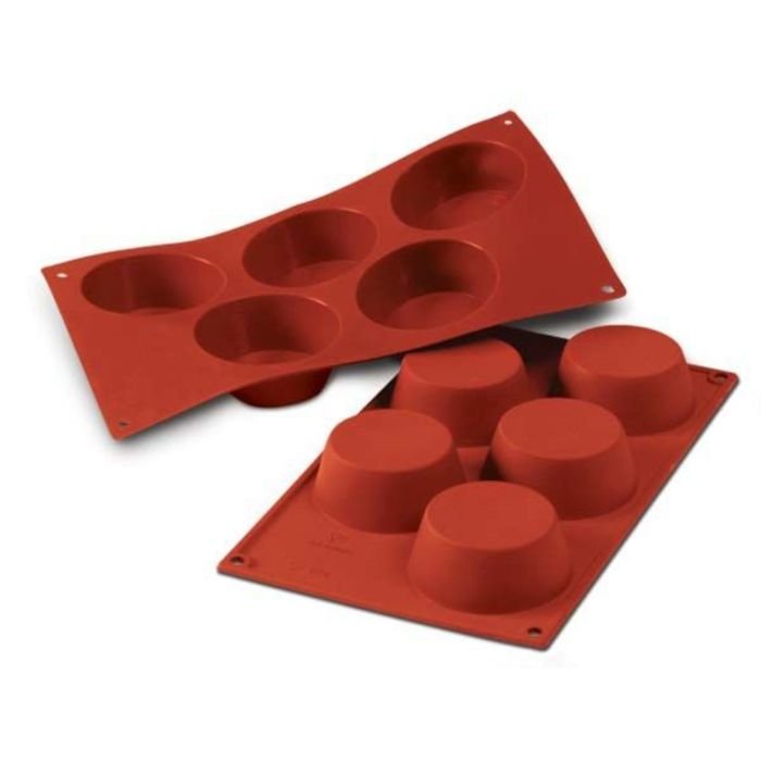 Forma silikona ø81 h-32mm 5x135ml MUFFIN SF024