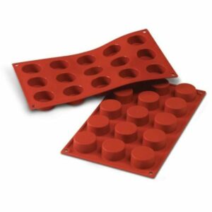 Forma silikona ø40 h-20mm 15x30ml PETIT-FOURS SF027