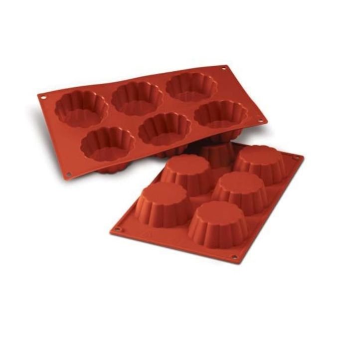 Forma silikona ø79 h-30mm 6x110ml BRIOCHETTE SF035