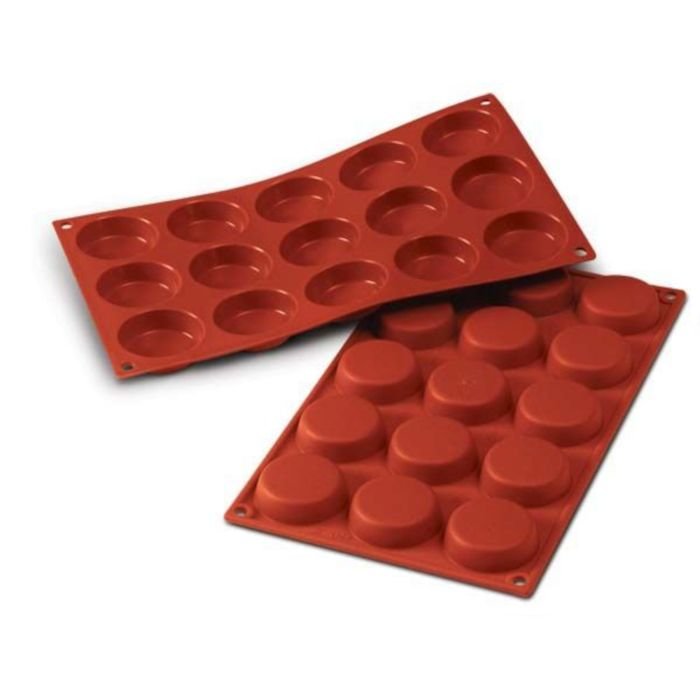 Forma silikona ø50 h-14mm 15x30ml FLAN MOULD SF044