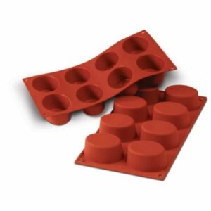 Forma silikona 75x55 h-35mm 8x110ml OVALS SF055