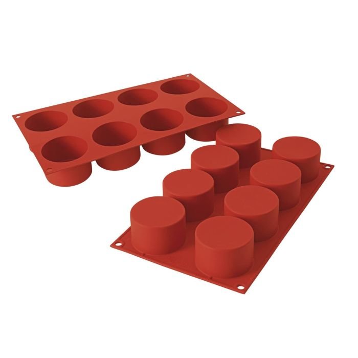 Forma silikona ø63 h-40mm 8x123ml CYLINDERS SF119