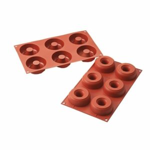 Forma silikona ø75 h-28mm 6x98ml DONUTS SF170