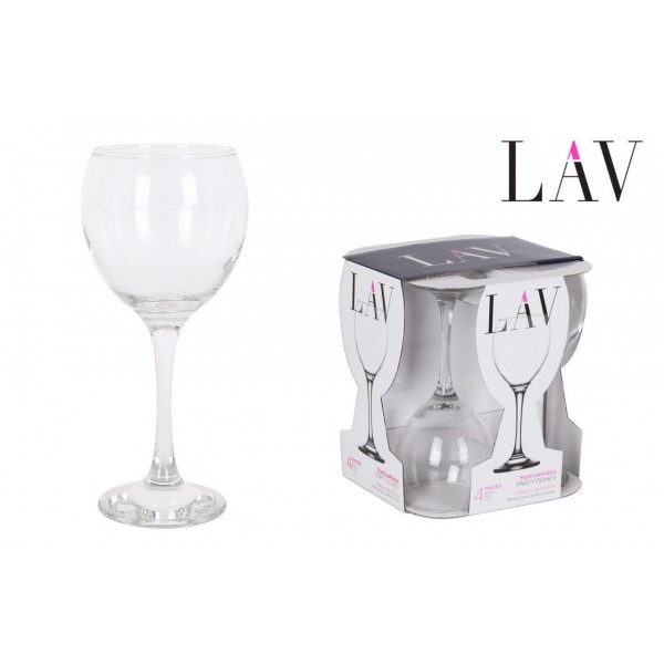 Vīna glāze 260ml 4vnt MAYRA MAY552
