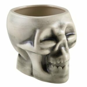 Glāze TIKI SKULL 800ml balta