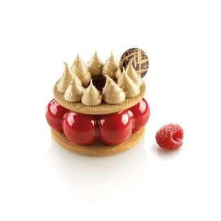 Forma silikona ø82 h-29mm + spiede 6x90ml TRUFFLE CROWN