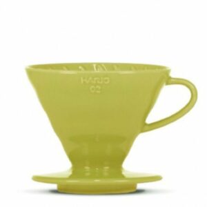 Hario V60-02 keramikas filtrs gaiši zaļš