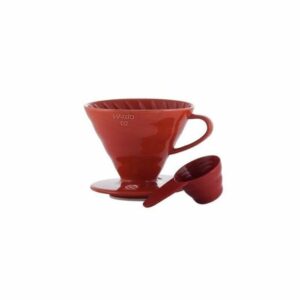 Hario V60-02 keramikas filtrs, sarkans