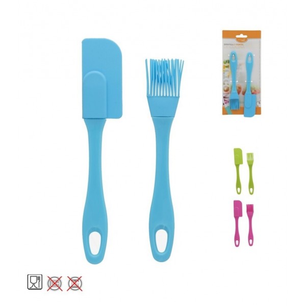 Lāpstiņa ar silikona šluoteli 18 cm 5428 - Image 2