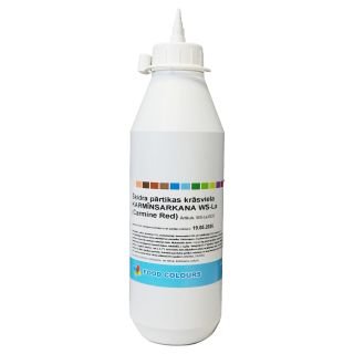 Karmīnsarkana krāsviela E122 500ml